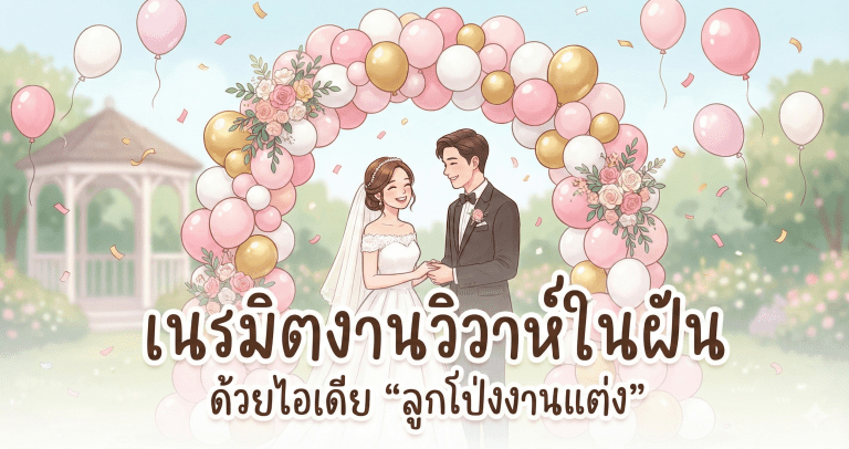 ลูกโป่งงานแต่ง